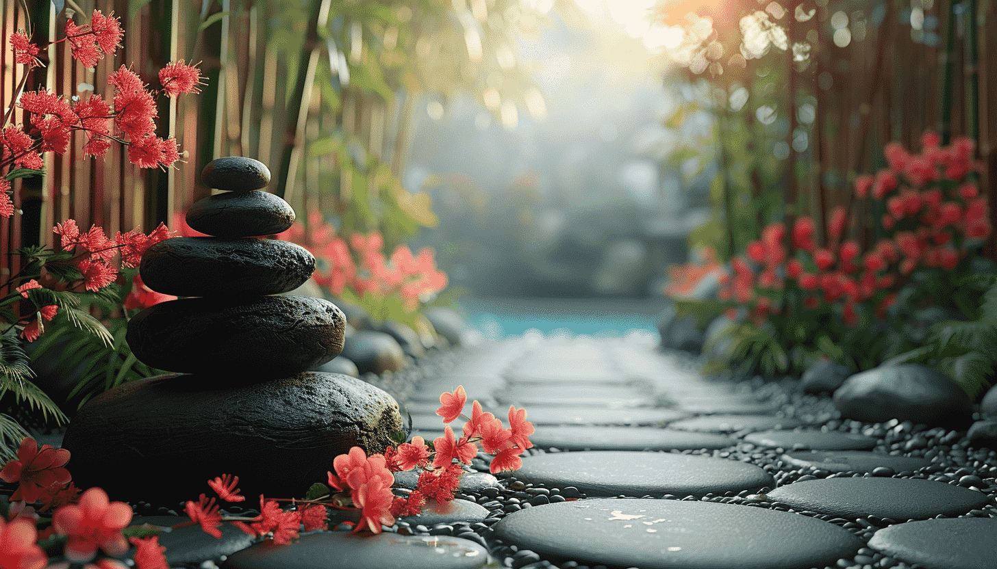 Feng Shui Wallpaper, Serene vibes, Peaceful motif