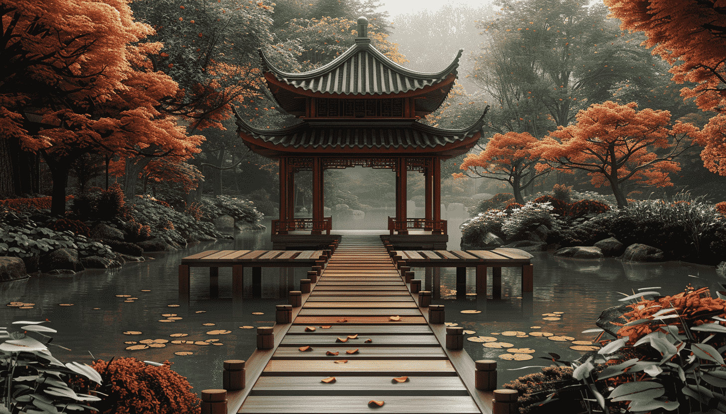 Feng Shui Wallpaper, Harmonious designs, Zen ambiance