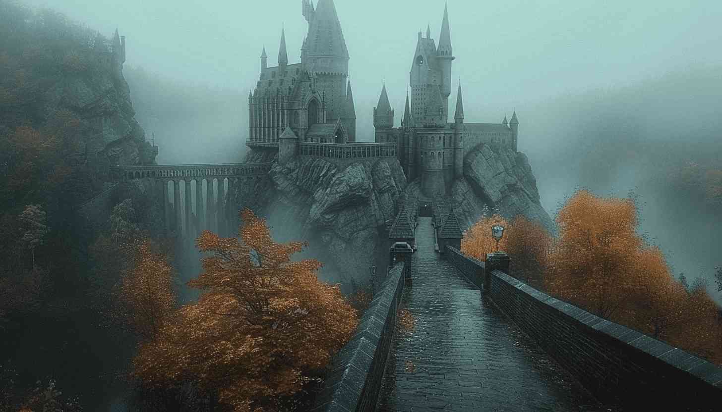 Hogwarts Castle Misty Mountain Path Bridge