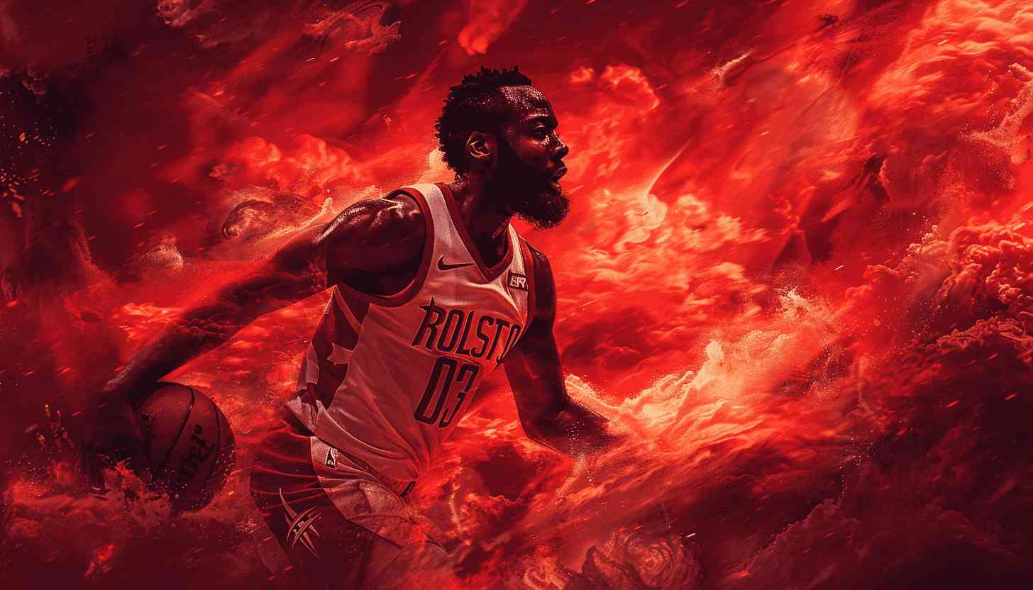 Russell Westbrook Dribbling Through Fire