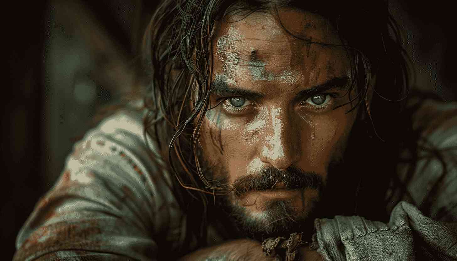 Close-Up Portrait of a Man with a Beard