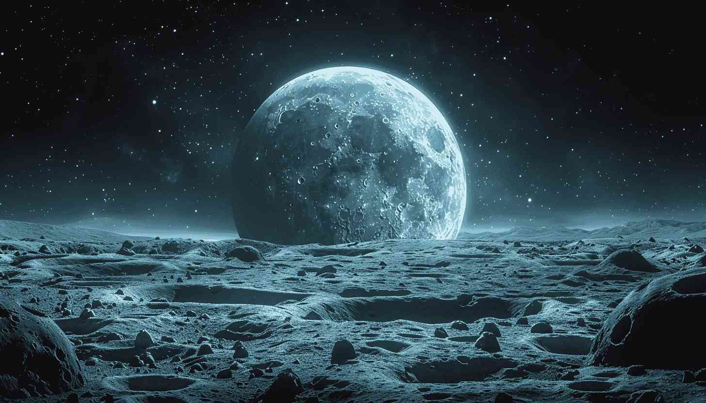Lunar Landscape: A Celestial View of the Moon
