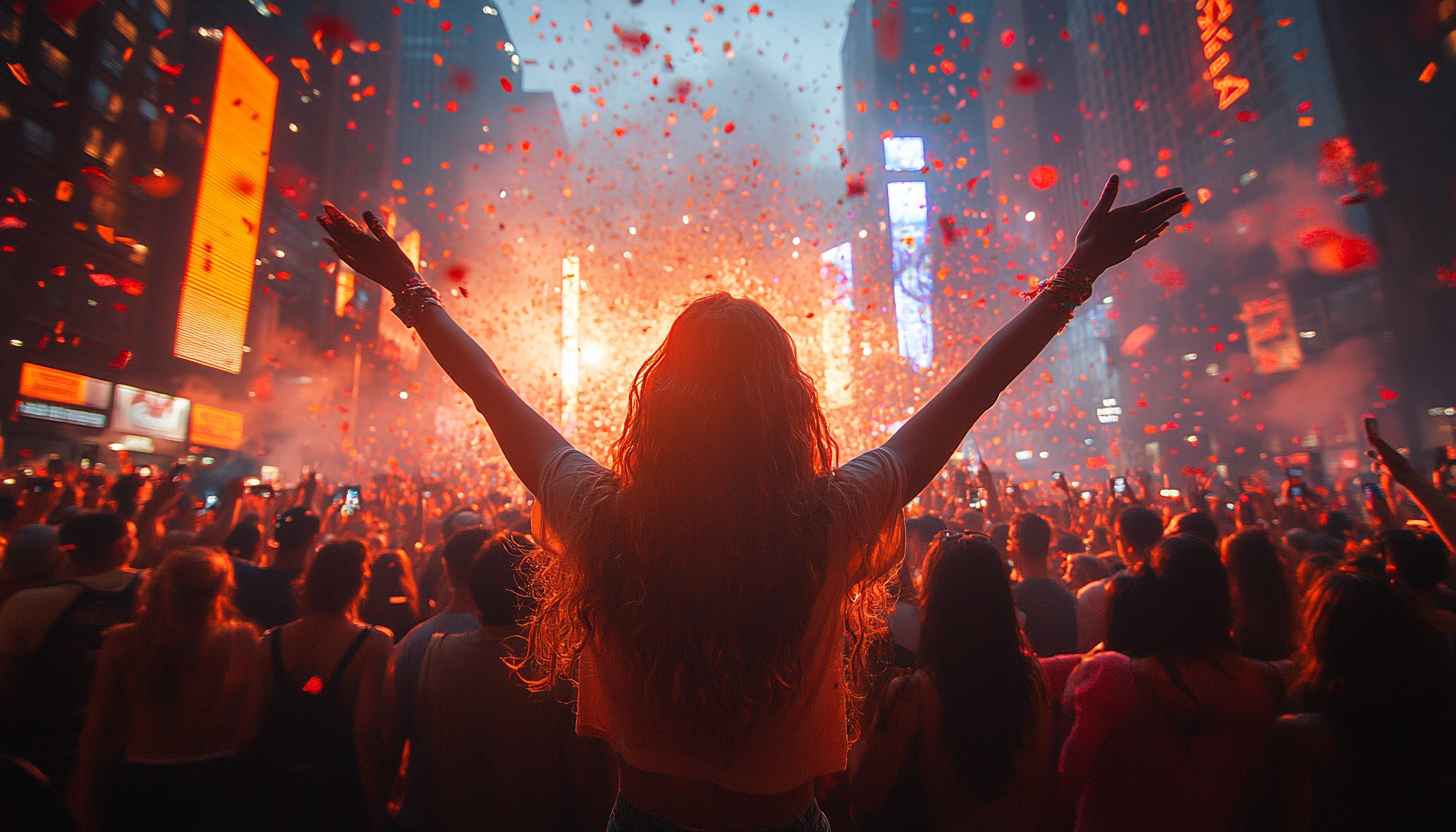 Concert Wallpaper: Festival Crowd HD Background Images