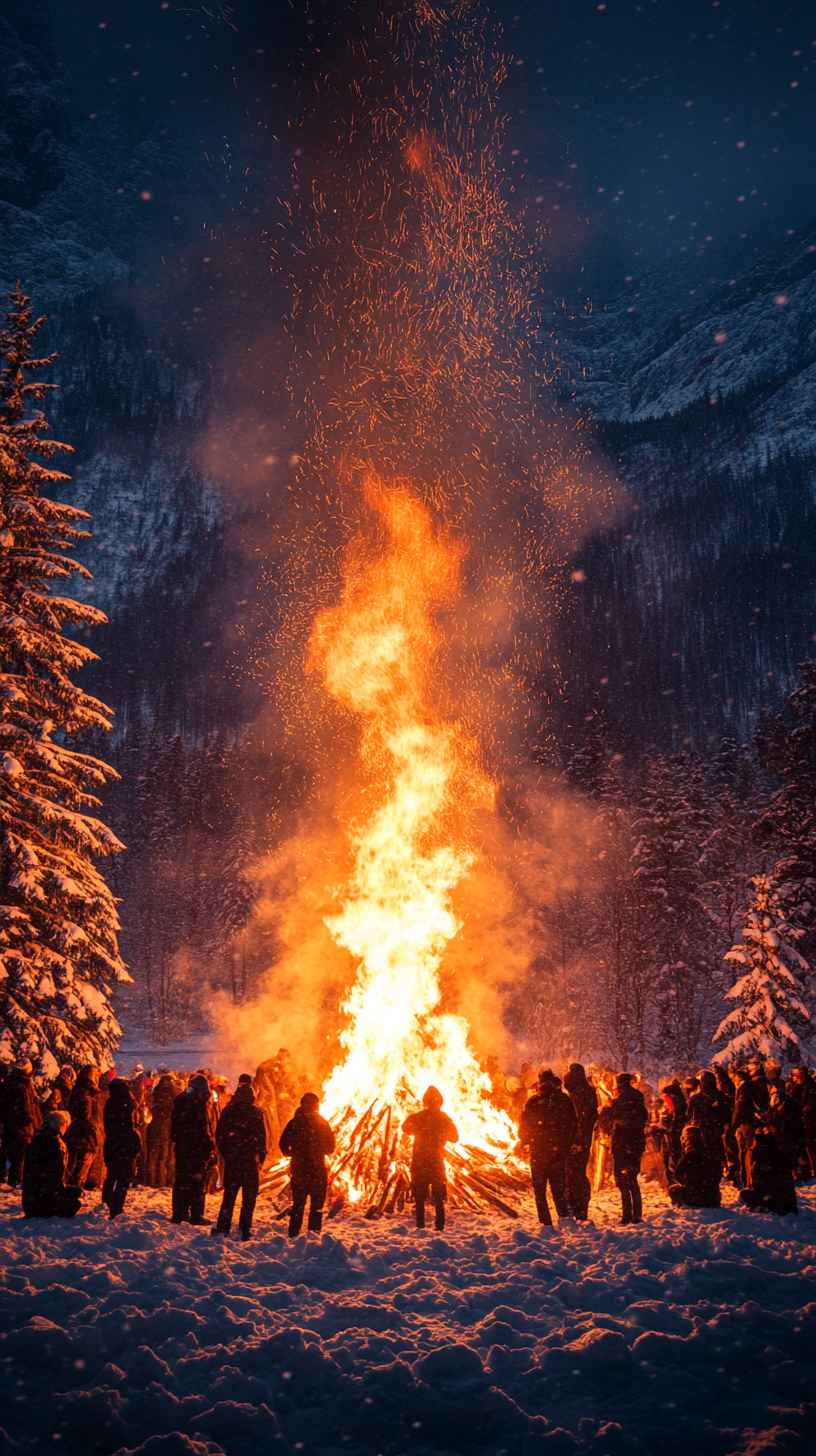 Bonfire Wallpaper 4k