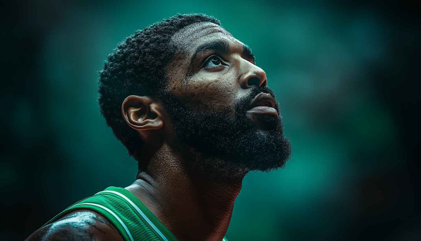 Kyrie Irving Wallpaper: NBA Athlete, Sports Portrait, Basketball Star