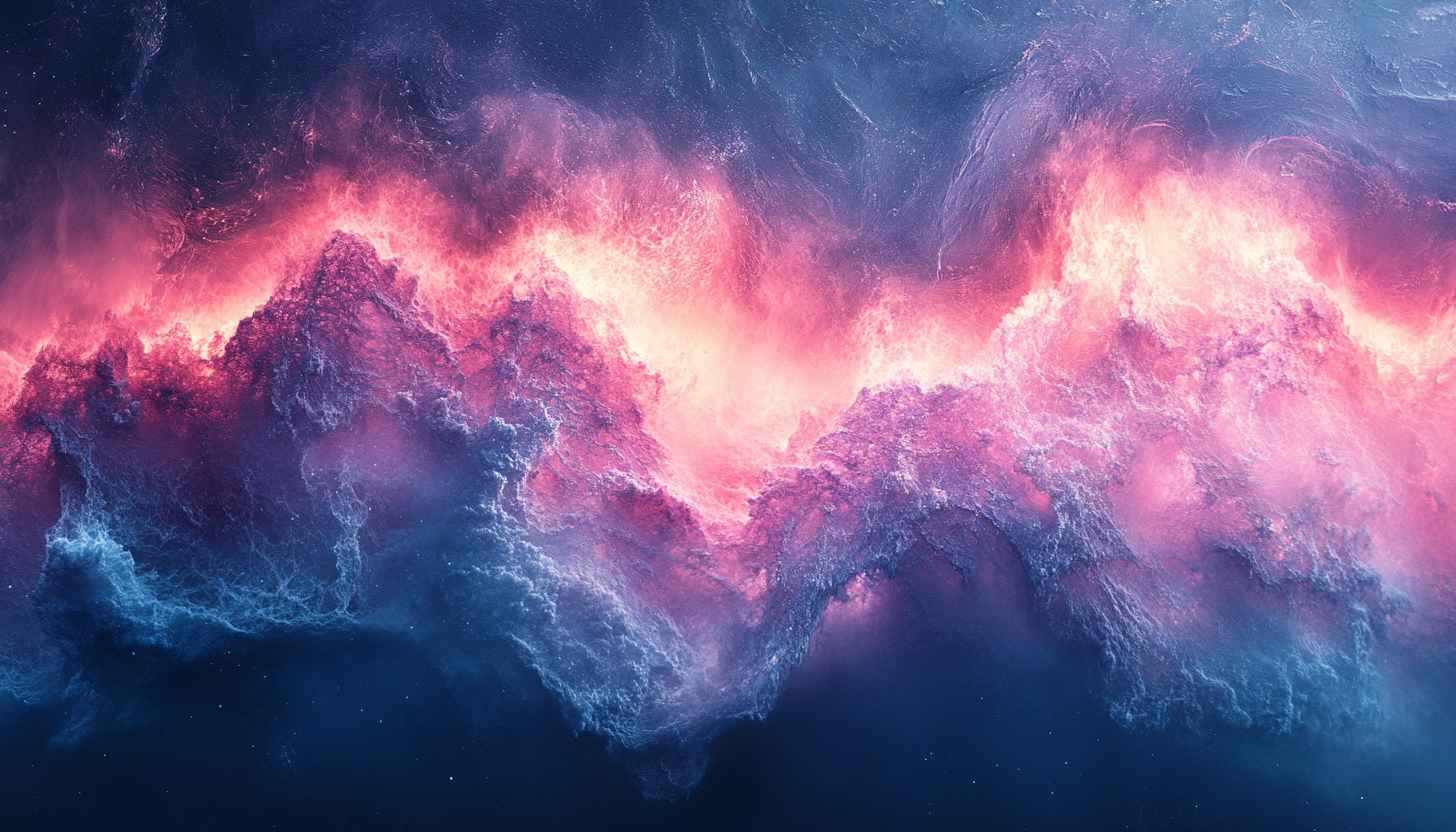 Colorful Nebula Galaxy Sky Aesthetic Space Wallpaper for Desktop Mobile