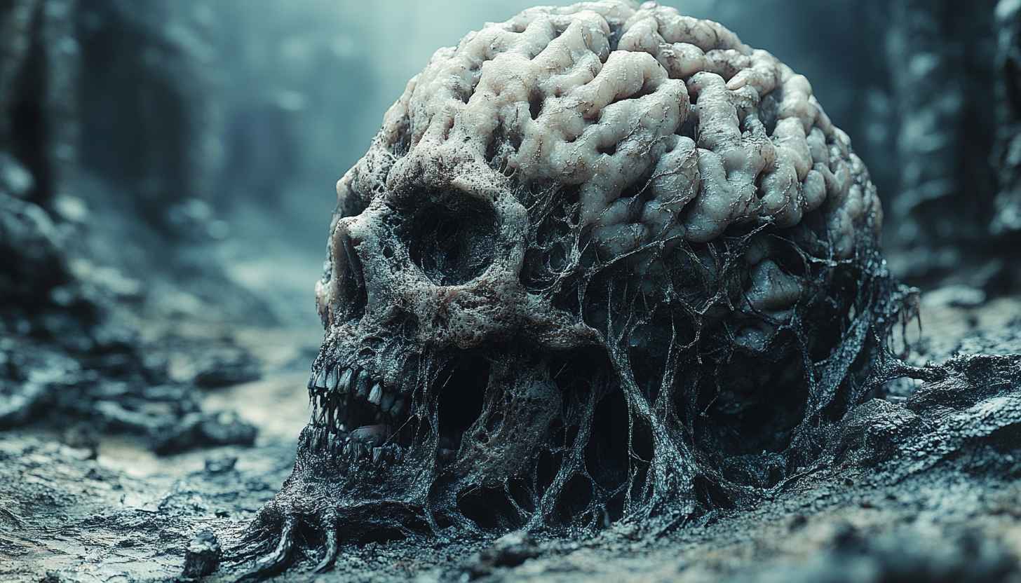 Creepy Skull Wallpaper: Halloween, Horror, Macabre Background for Desktop