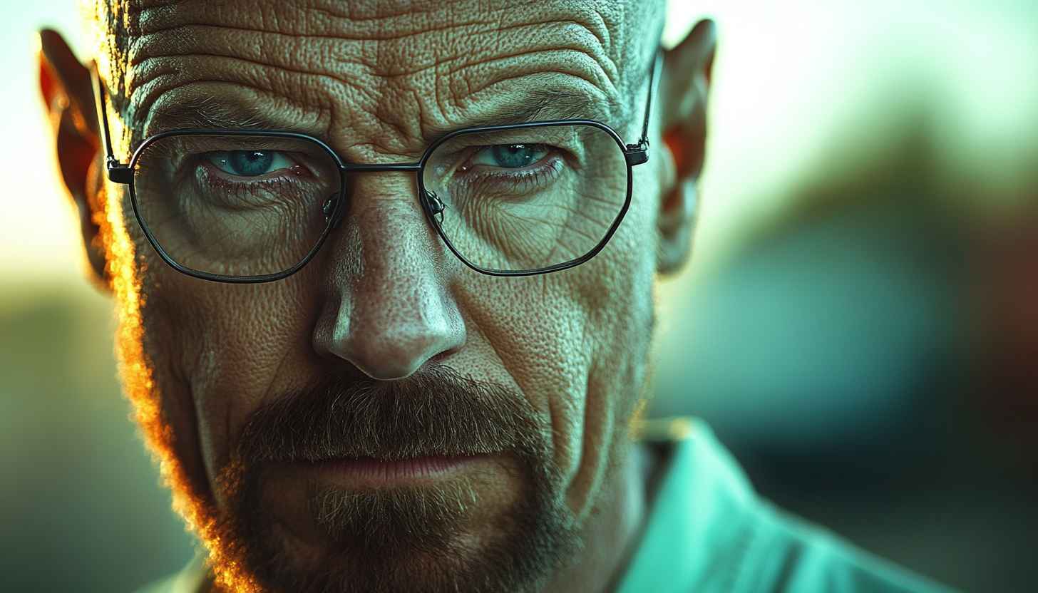 Breaking Bad Wallpaper: Walter White Close-Up, Intense Stare