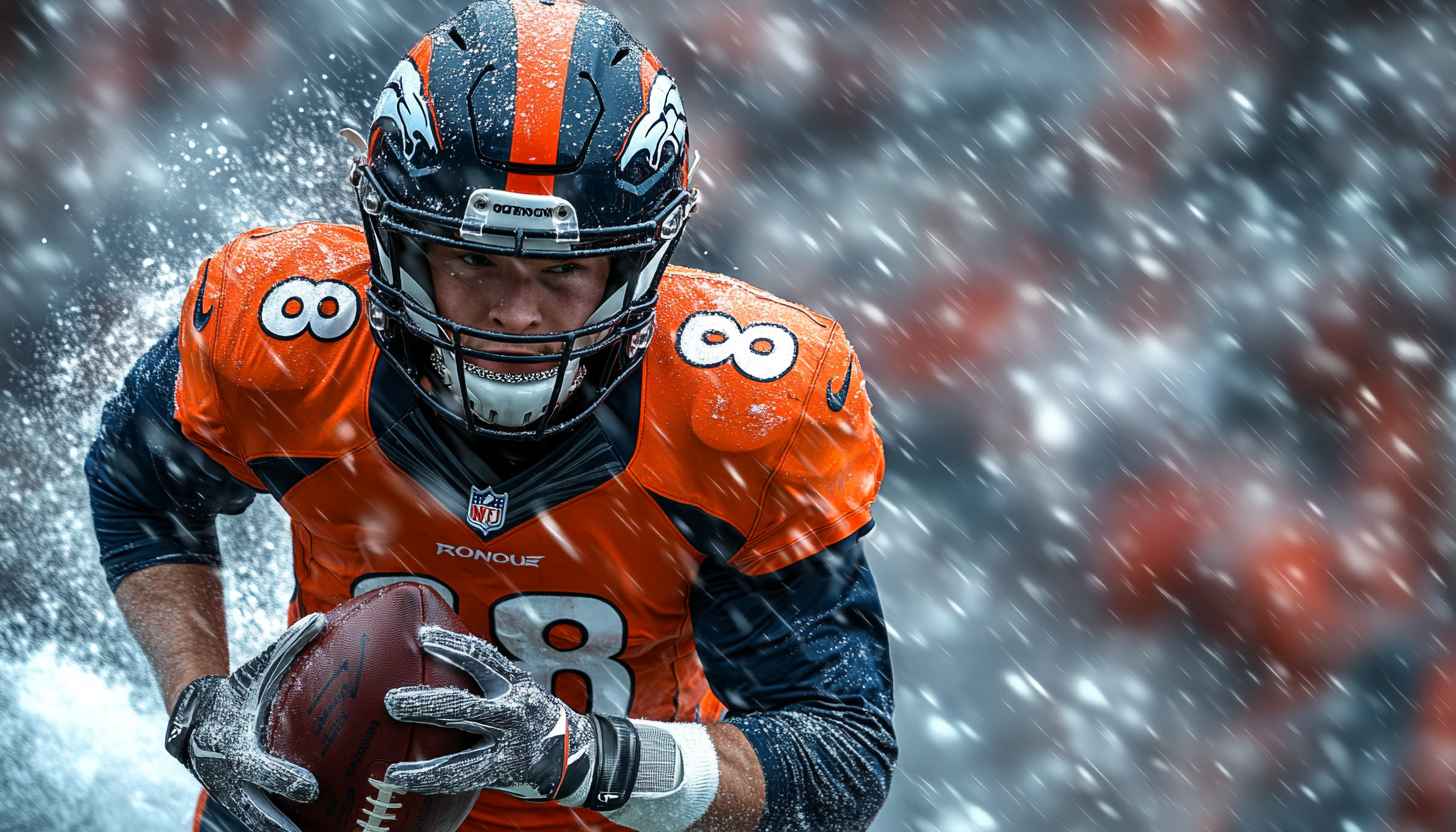 Denver Broncos Football Player Action HD Wallpaper for Fans