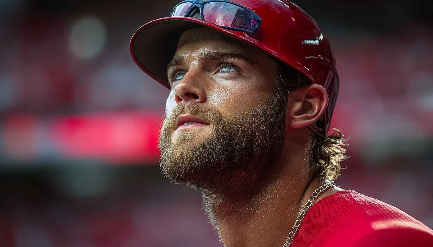 Bryce Harper Baseball Wallpaper, Philadelphia Phillies, Athlete Portrait