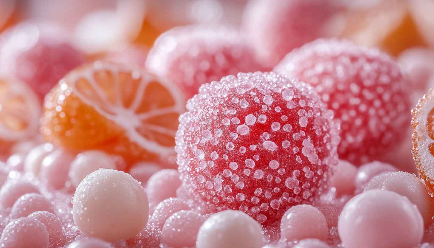 Candy Wallpaper: Sugary Sweets, Gummies, Citrus Fruit, Desktop Backgrounds