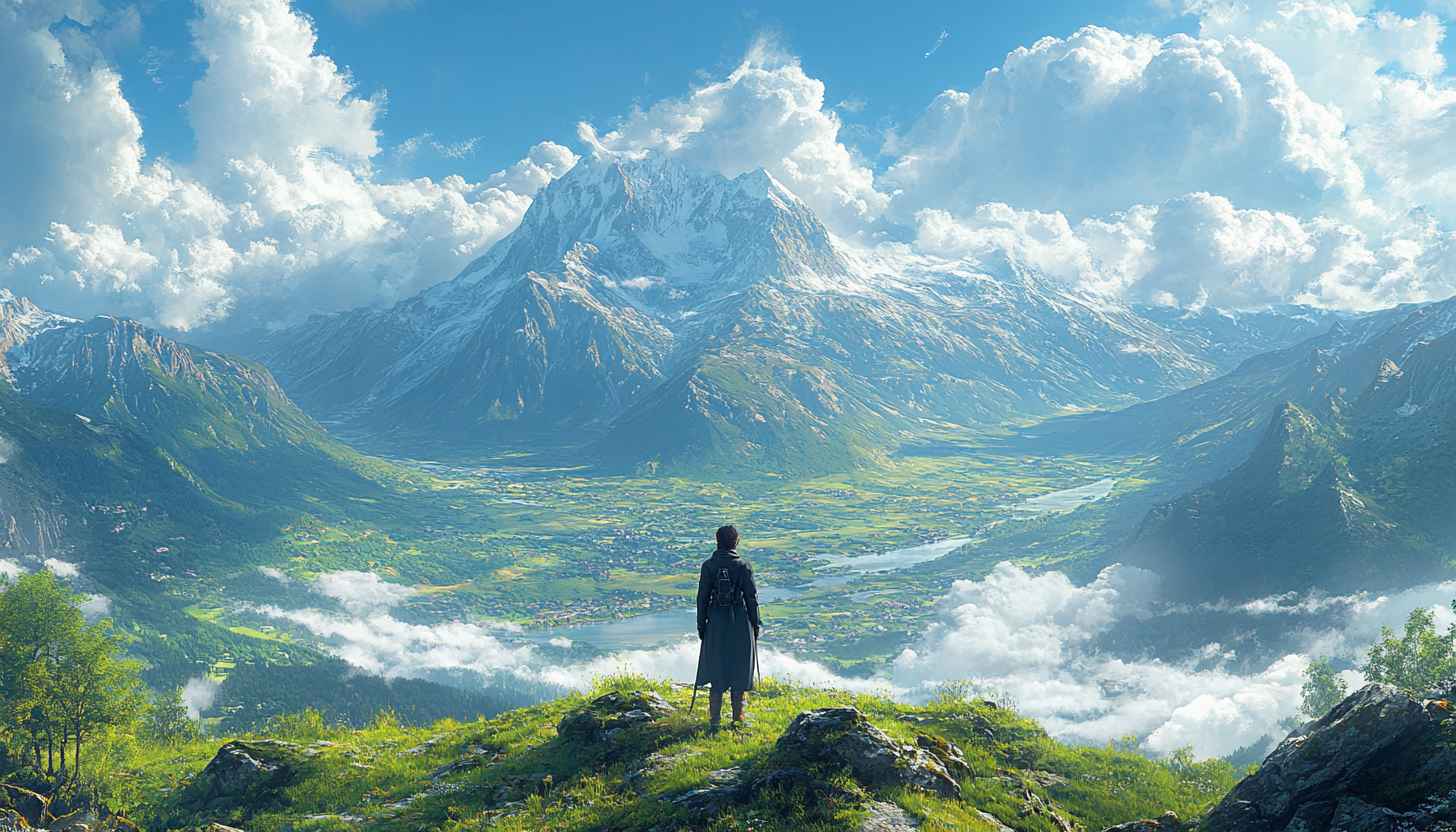 Mountain Landscape Wallpaper: Epic Adventure, Serene Nature View