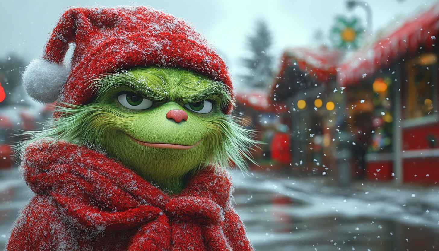 The Grinch Christmas Wallpaper, Holiday, Festive 4K 