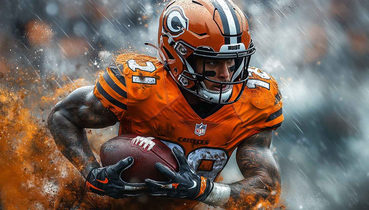 American Football Player Wallpaper, NFL Sport Wallpaper, Athlete Background