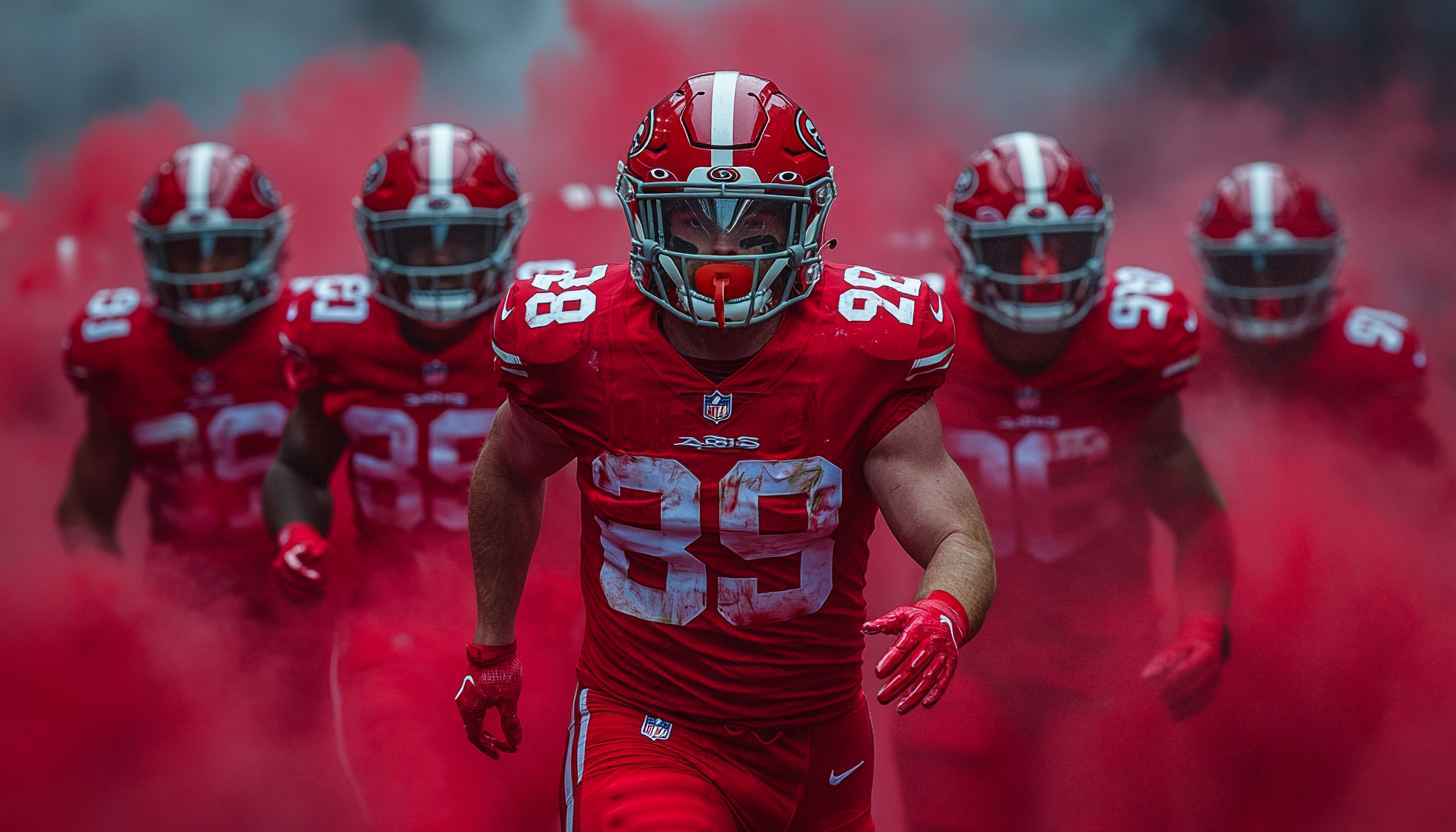 San Francisco 49ers Wallpaper: NFL Football Team, Sports, Red Smoke