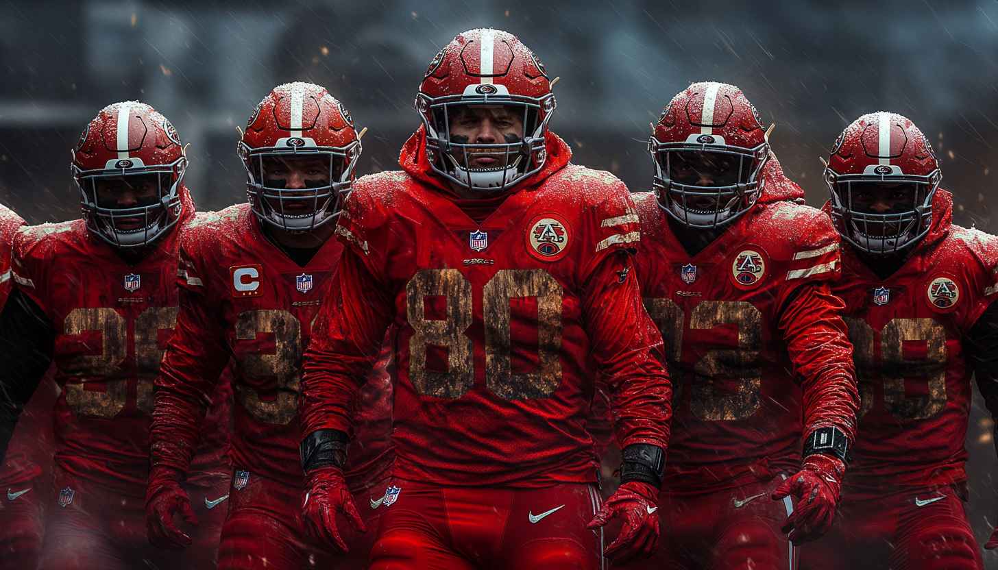 49ers Football Team Wallpaper, Sports Wallpaper, Athlete Wallpaper, Team Spirit