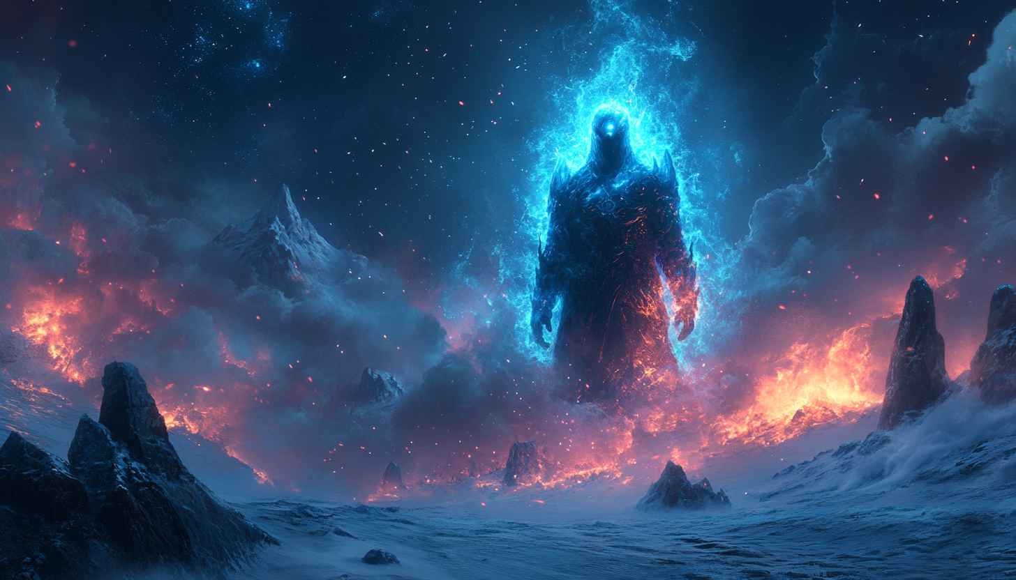 Fantasy Creature Wallpaper: Magical Giant 4K Wallpaper for Desktop
