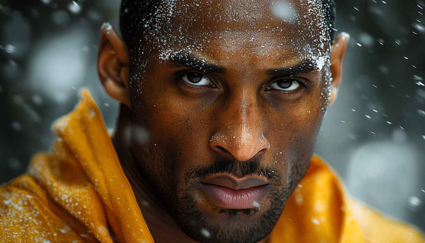 Kobe Bryant Portrait Wallpaper, Sports Legend, Athlete Background