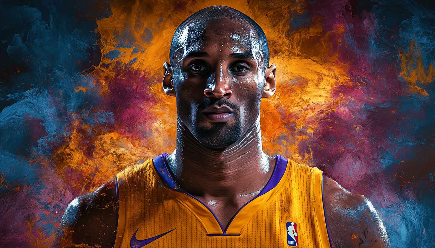 Kobe Bryant Wallpaper, Basketball Legend, Lakers, NBA, Athlete Art