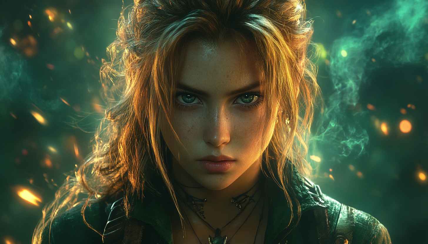 Fantasy Girl Wallpaper, Warrior Woman, Female Character Art, 4K