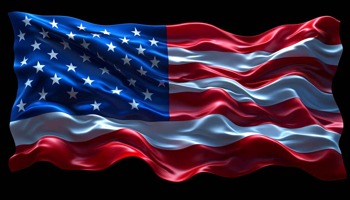 American Flag Wallpaper: Patriotic Stars and Stripes - 4K
