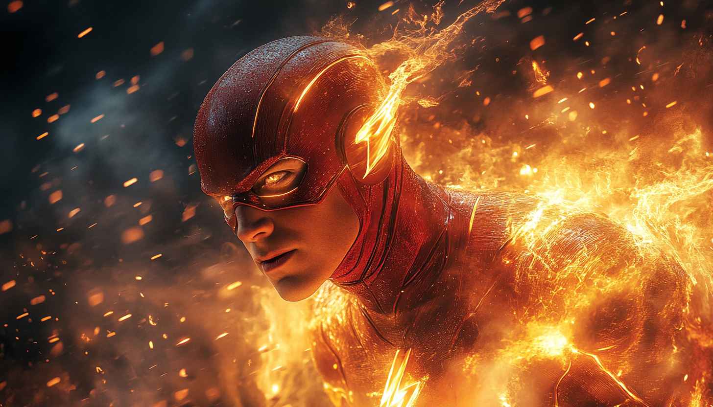 The Flash Superhero 4K Wallpaper for Mobile and Desktop