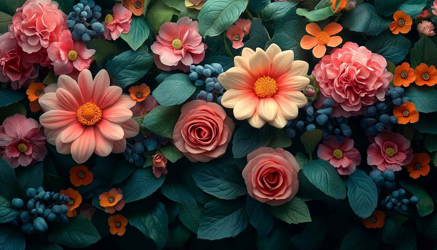 Elegant Flower Wallpaper: Floral, Botanical, Aesthetic, Desktop, 4K