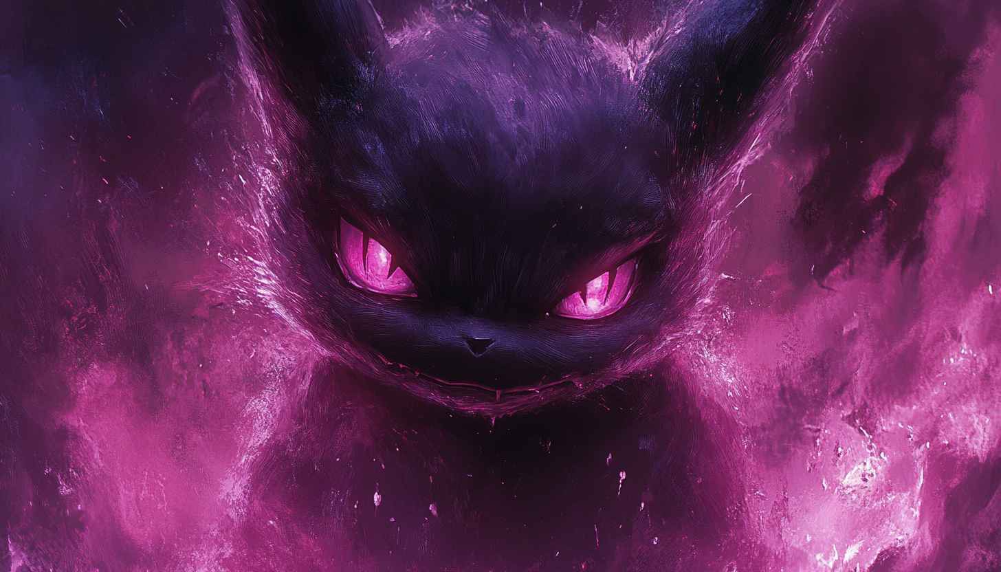 Pokemon Umbreon Wallpaper: Dark Type, Shiny Eyes, Fantasy Art