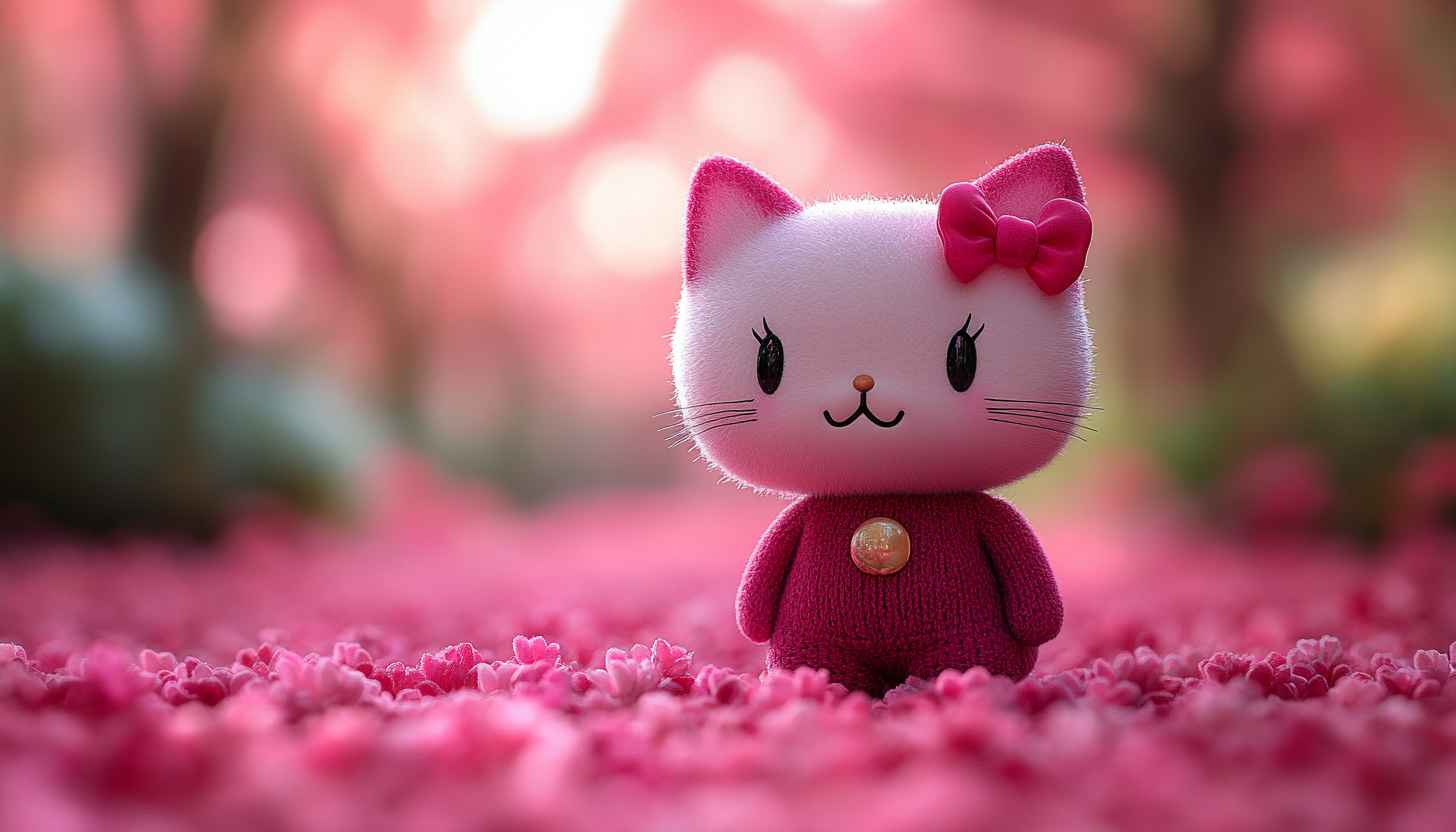 Cute Hello Kitty Character Wallpaper, 4K Desktop Background