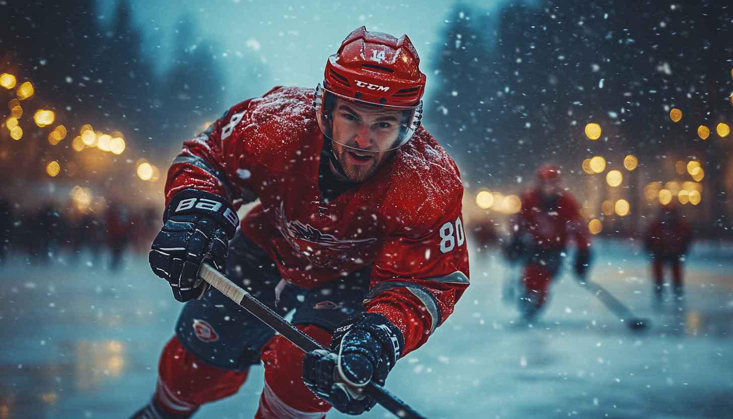 Ice Hockey Wallpaper, Sports Wallpaper, Winter Game Wallpaper, 4K