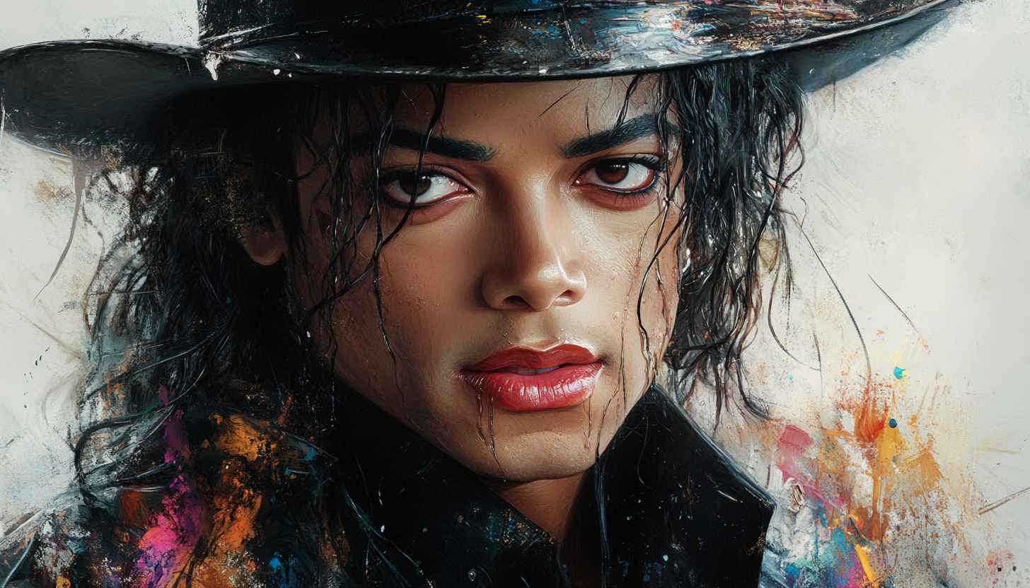 Michael Jackson wallpaper, singer portrait, pop art wallpaper, celebrity wallpaper