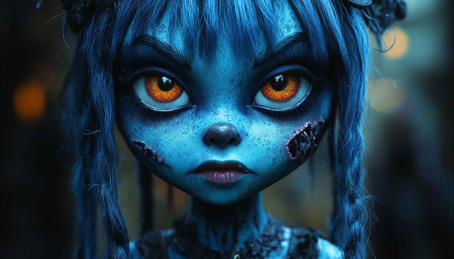 Creepy Doll Wallpaper, Halloween Wallpaper, Horror, 4k Wallpaper