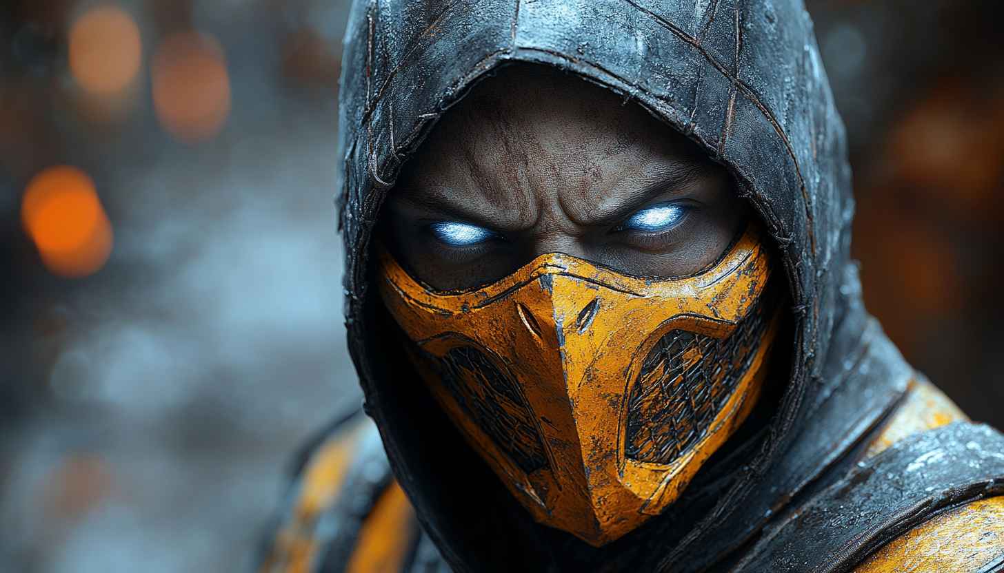 Mortal Kombat Scorpion Wallpaper, 4k Gaming Wallpaper, Gamer Wallpaper
