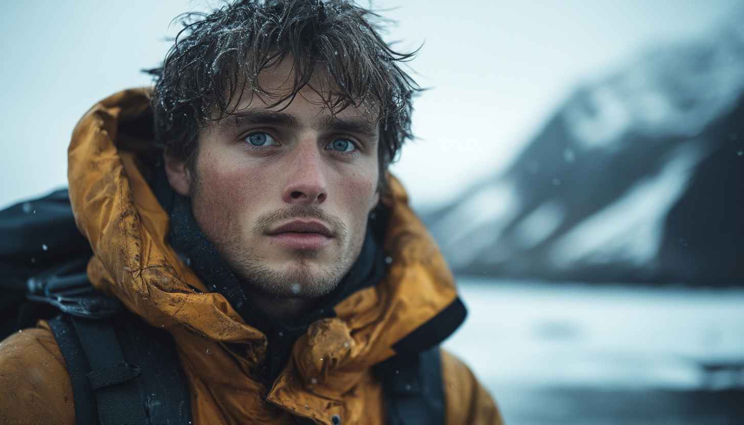 Adventurer Wallpaper, Man Portrait Wallpaper, Winter Wallpaper, 4k Wallpaper