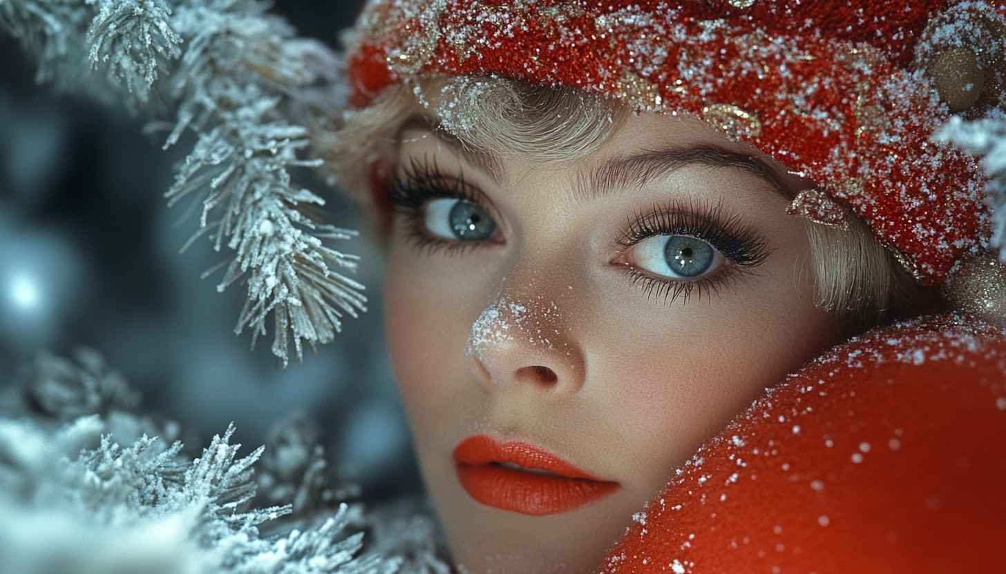 Winter Woman Wallpaper, Christmas Theme Wallpaper, Holiday Season Wallpaper