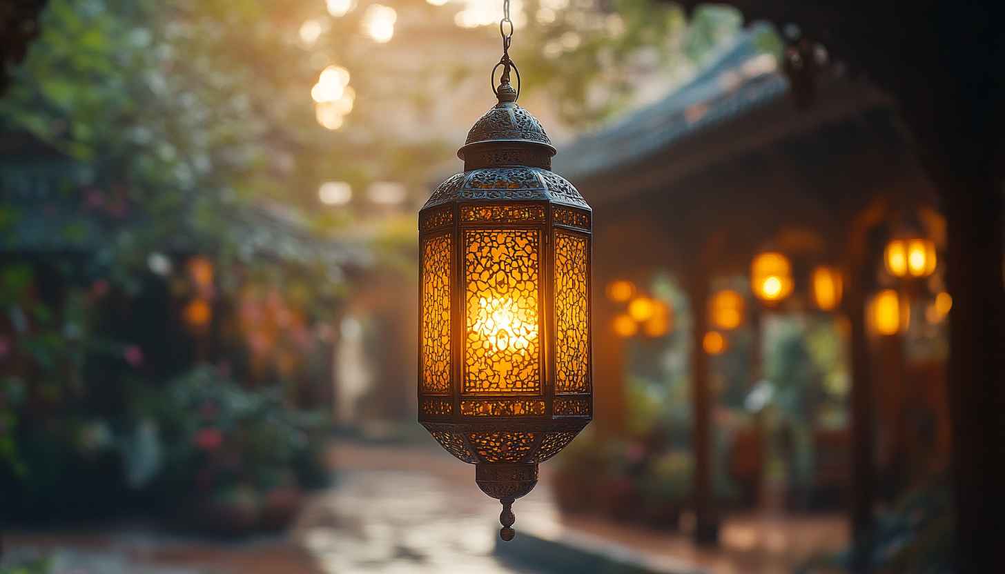Ramadan Lantern Wallpaper: Festive Islamic & Arabic Decoration