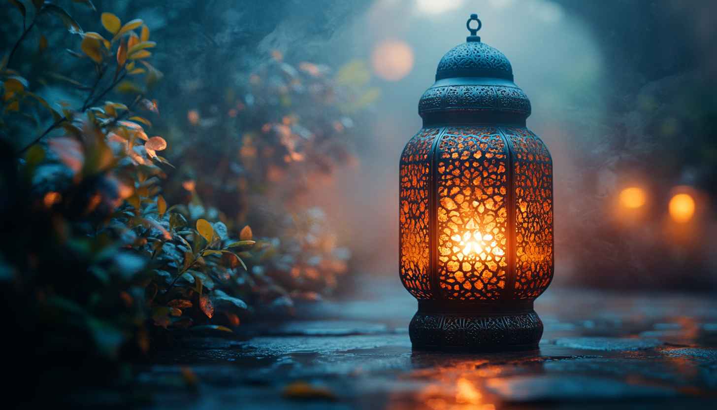 Ramadan Lantern Wallpaper, Islamic Festival, Celebration, Festive Lighting
