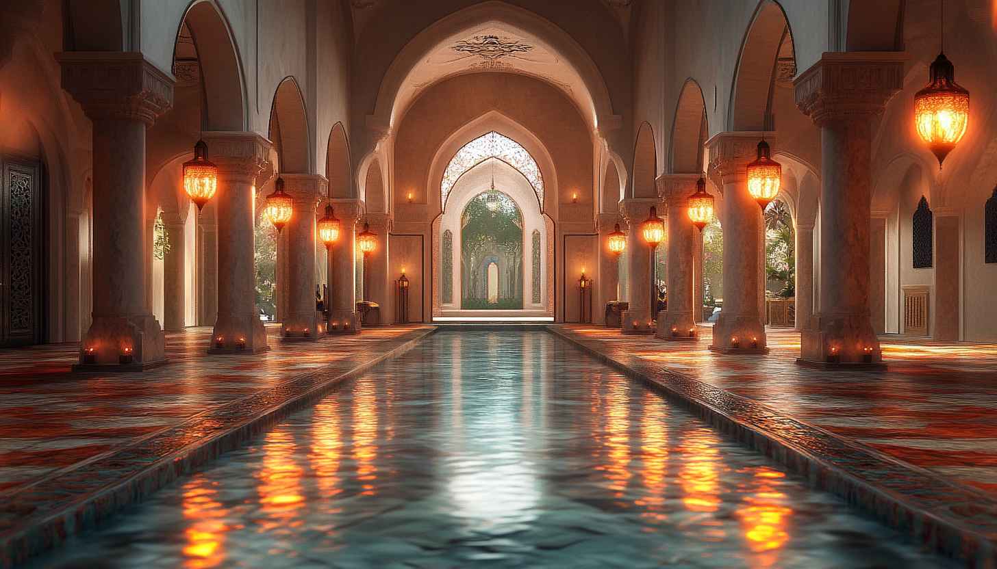 Eid Mubarak Wallpaper: Mosque Architecture, Islamic Theme, Ramadan Kareem