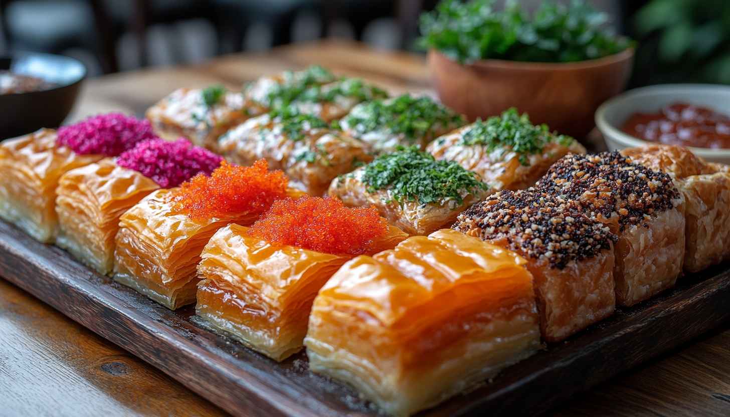 Baklava Dessert Wallpaper, Food Wallpaper, Sweet Wallpaper, Delicious Wallpaper