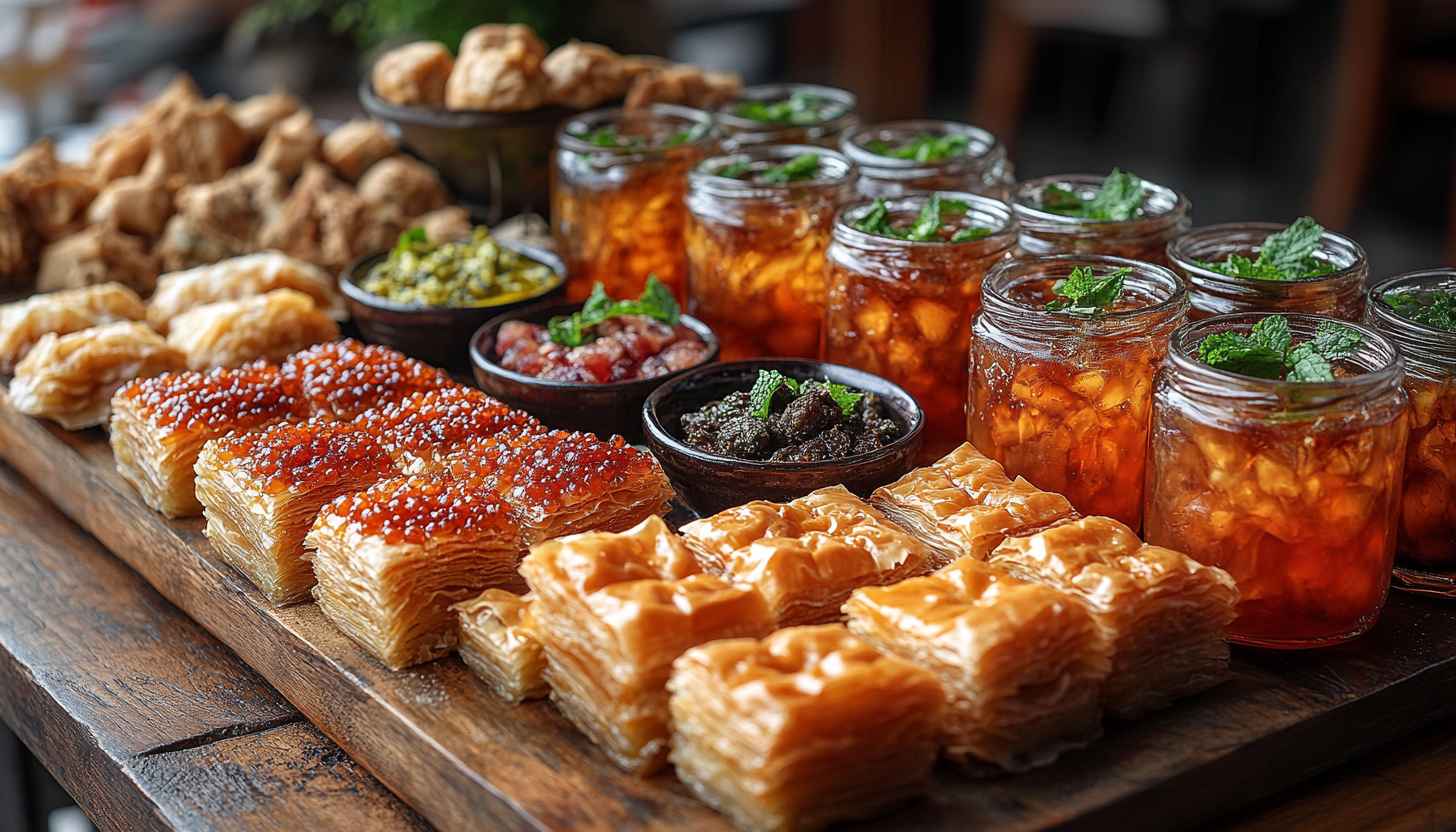 Baklava Wallpaper, Turkish Dessert, Food Wallpaper for Desktop, Laptop