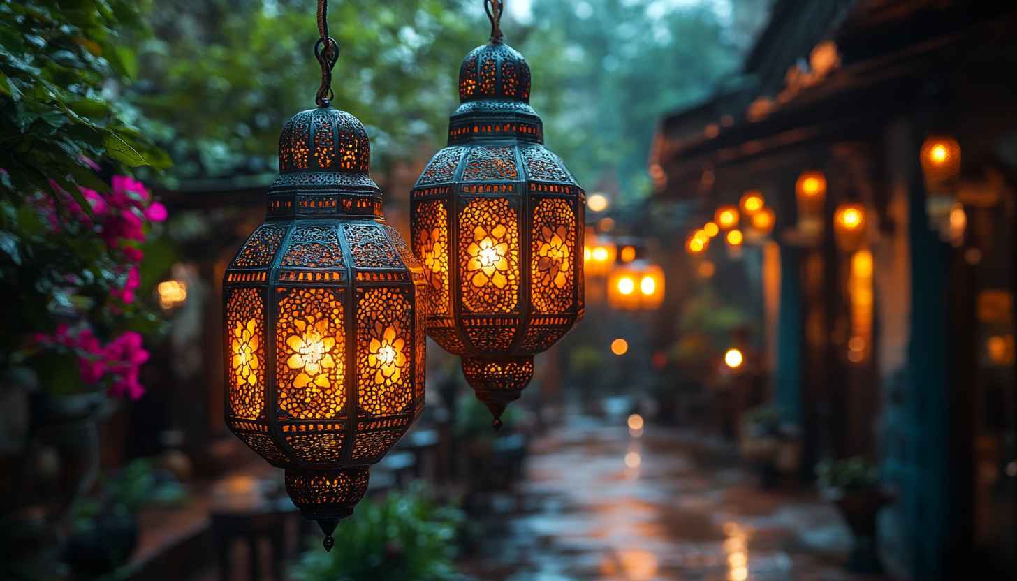 Ramadan Lantern Wallpaper, Festival Theme, Decorative, HD Mobile Background