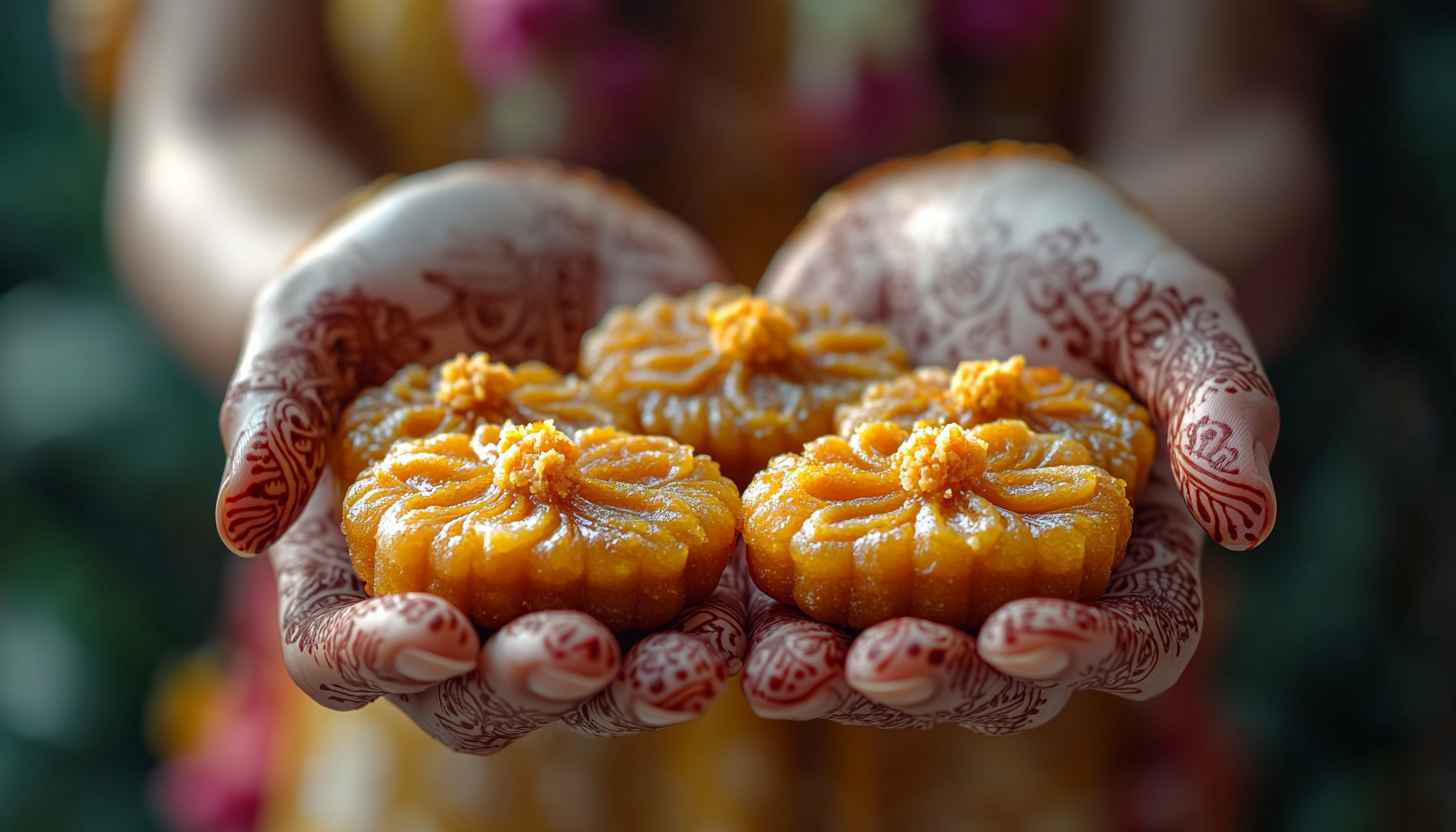 Indian Sweets Modak Wallpaper, Hindu Festival Ganesh Chaturthi Background