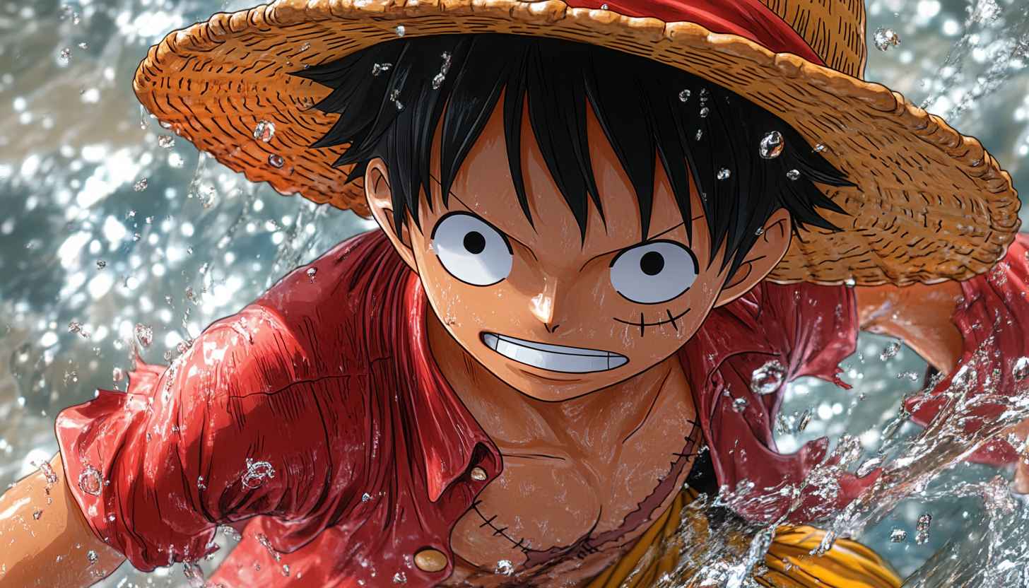 One Piece Luffy Anime Character HD Wallpaper For Desktop