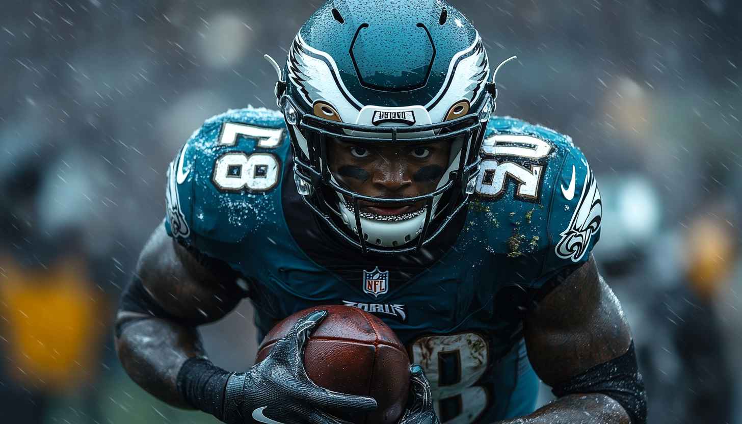 Philadelphia Eagles Football Wallpaper, NFL Sports Background, Athlete Portrait