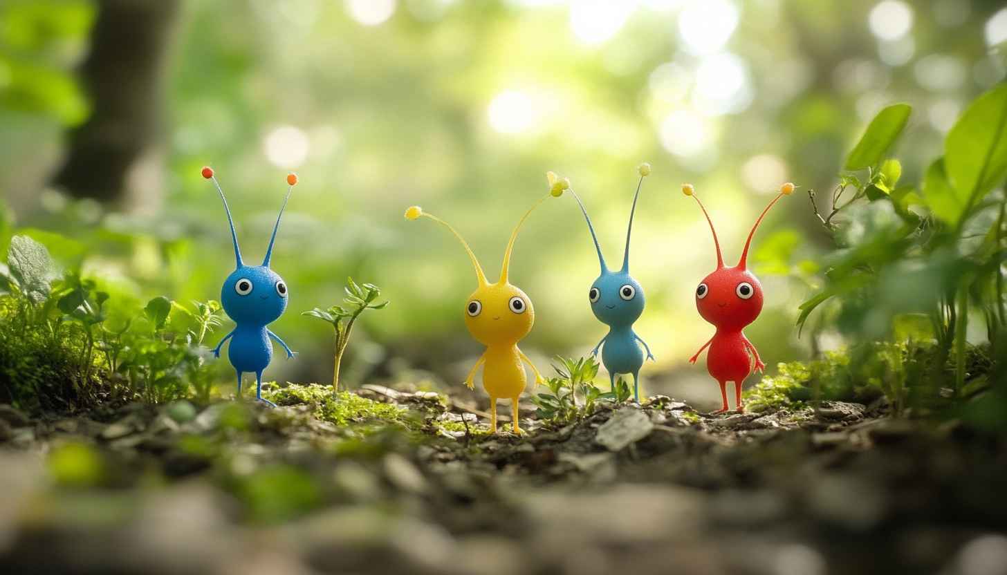 Pikmin Wallpaper, Nintendo Game, Cute Characters, Gaming Wallpaper