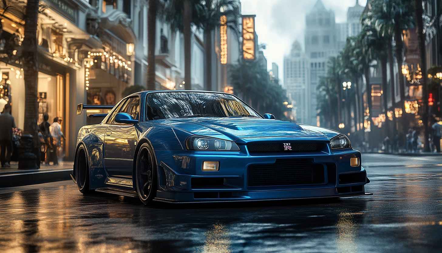 Nissan Skyline GTR Wallpaper, JDM Car Wallpaper, Vehicle Wallpaper