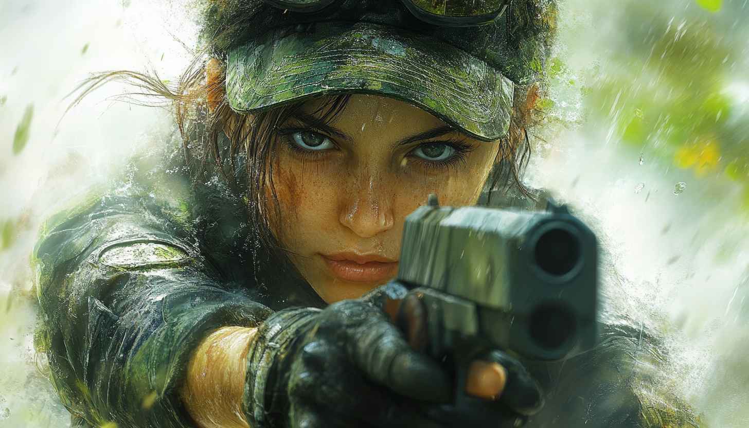Female Soldier Wallpaper, Military Themed Backgrounds for Desktop and Mobile