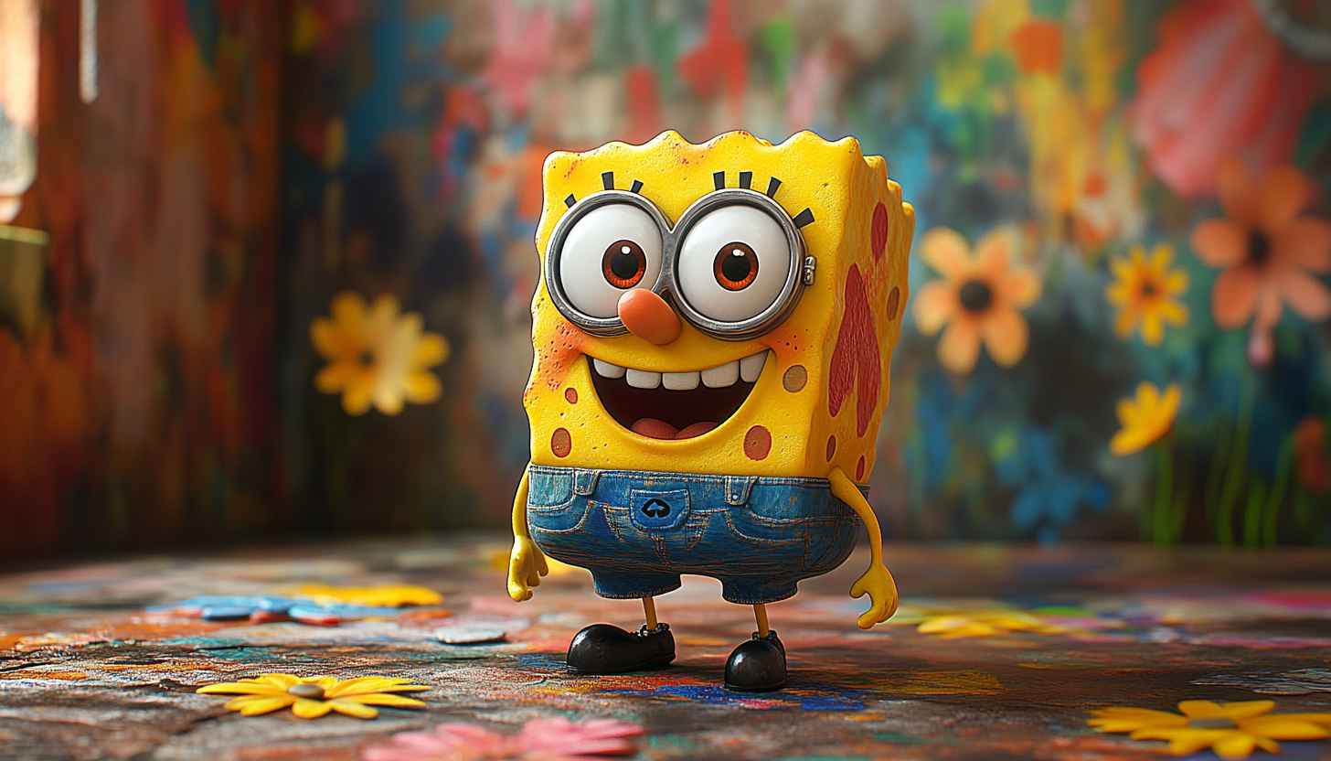 Minion Spongebob Cartoon Wallpaper for Phone, Desktop, Laptop in 4K