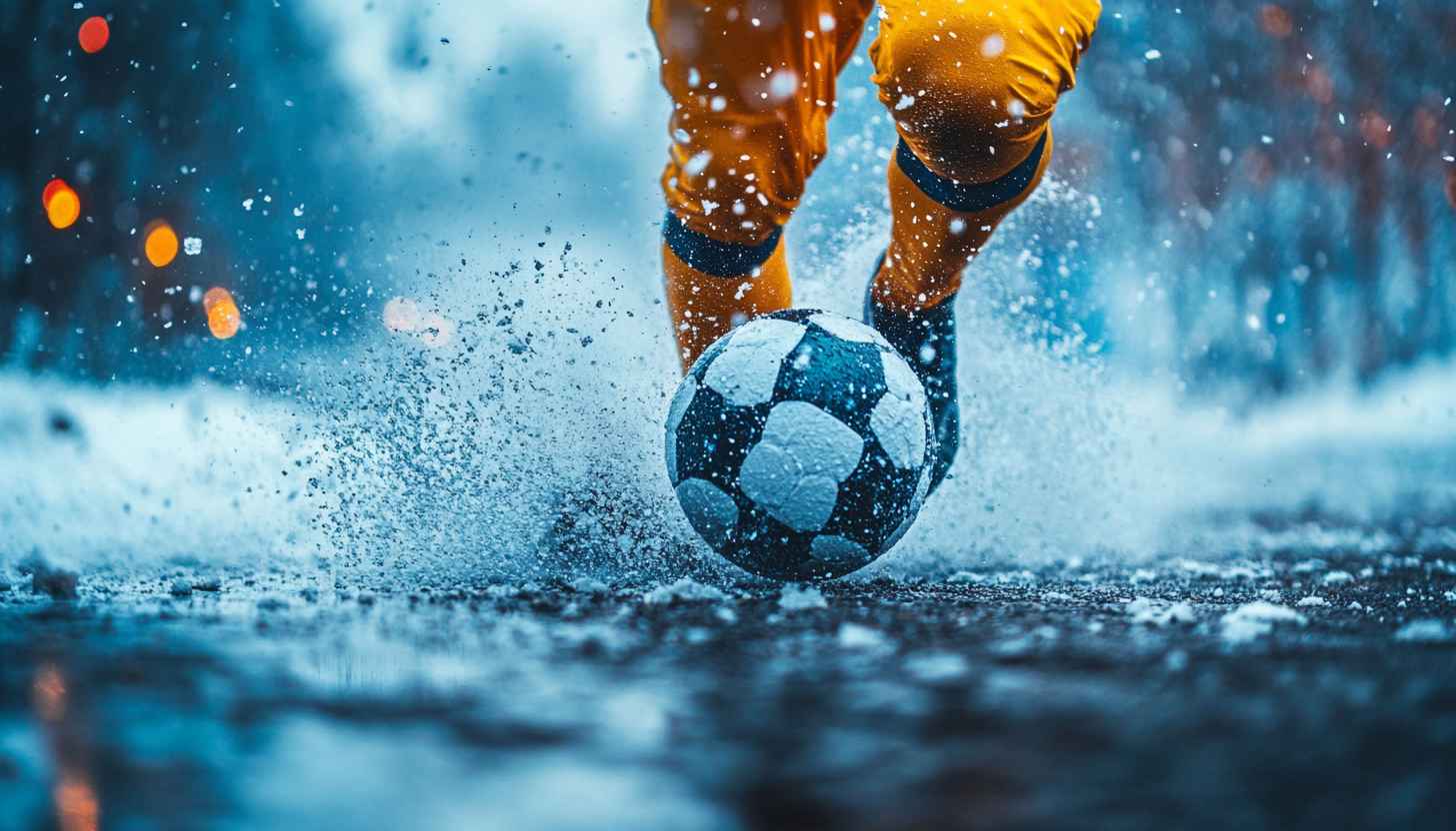 Winter Soccer Wallpaper, Football, Athlete, Sports, and Snow