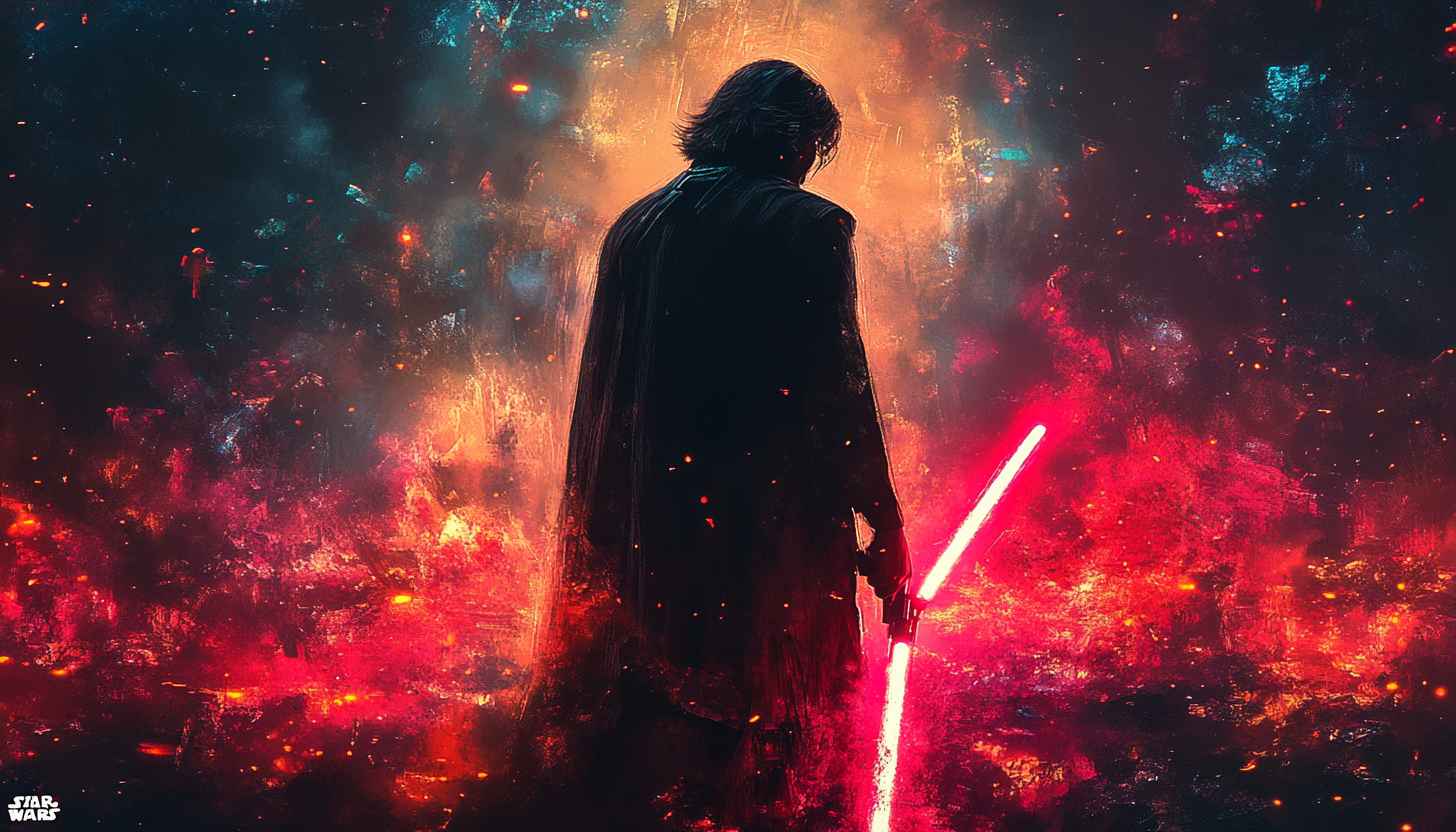 Kylo Ren Star Wars Wallpaper, Lightsaber Backgrounds, 4K Desktop